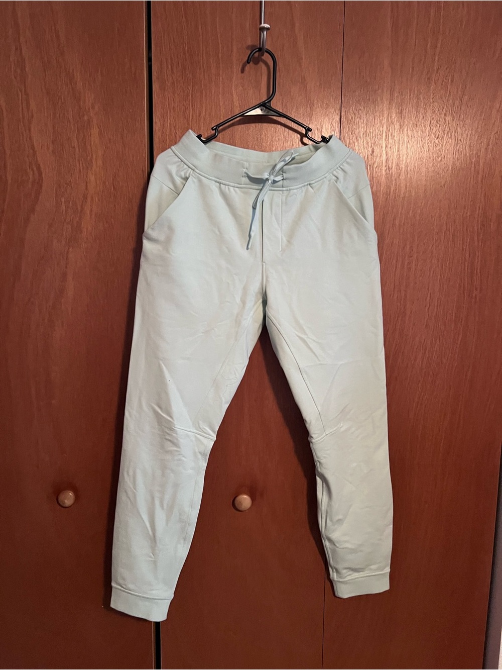 lululemon athletica Men's Pale Blue Drawstring Joggers